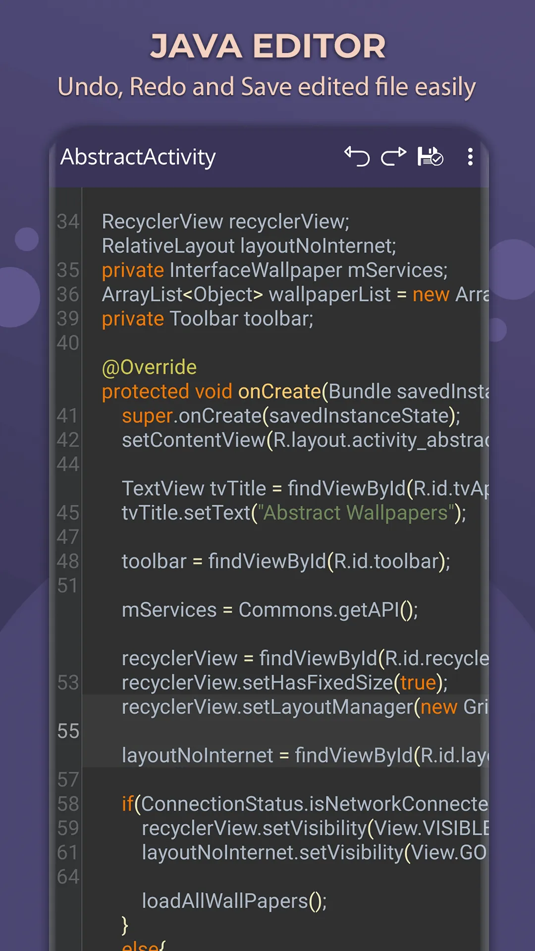 Java Viewer: Java Editor | Indus Appstore | Screenshot