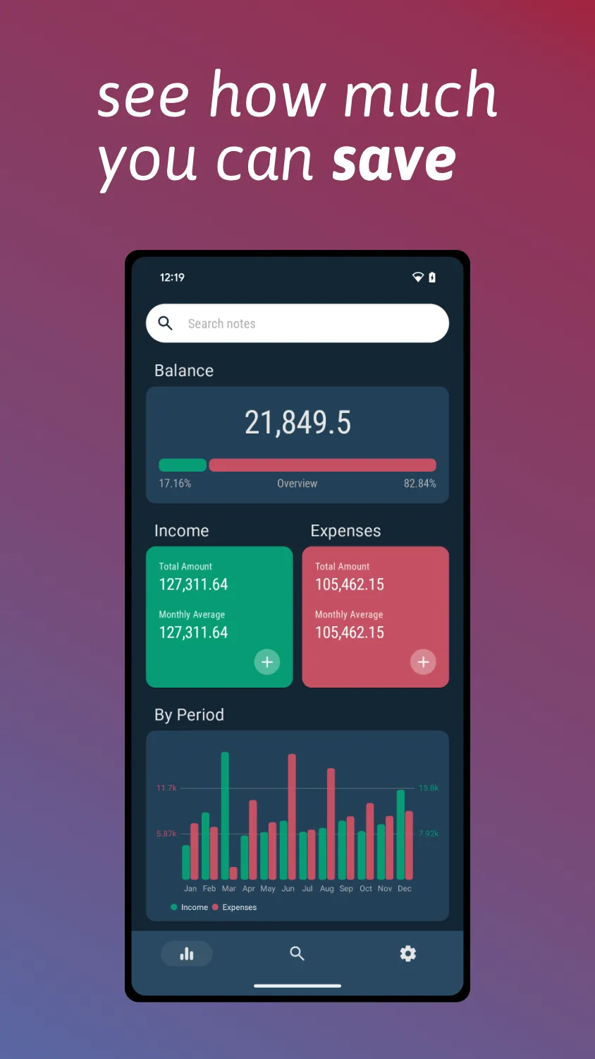 Just Expenses: Track & Manage | Indus Appstore | Screenshot