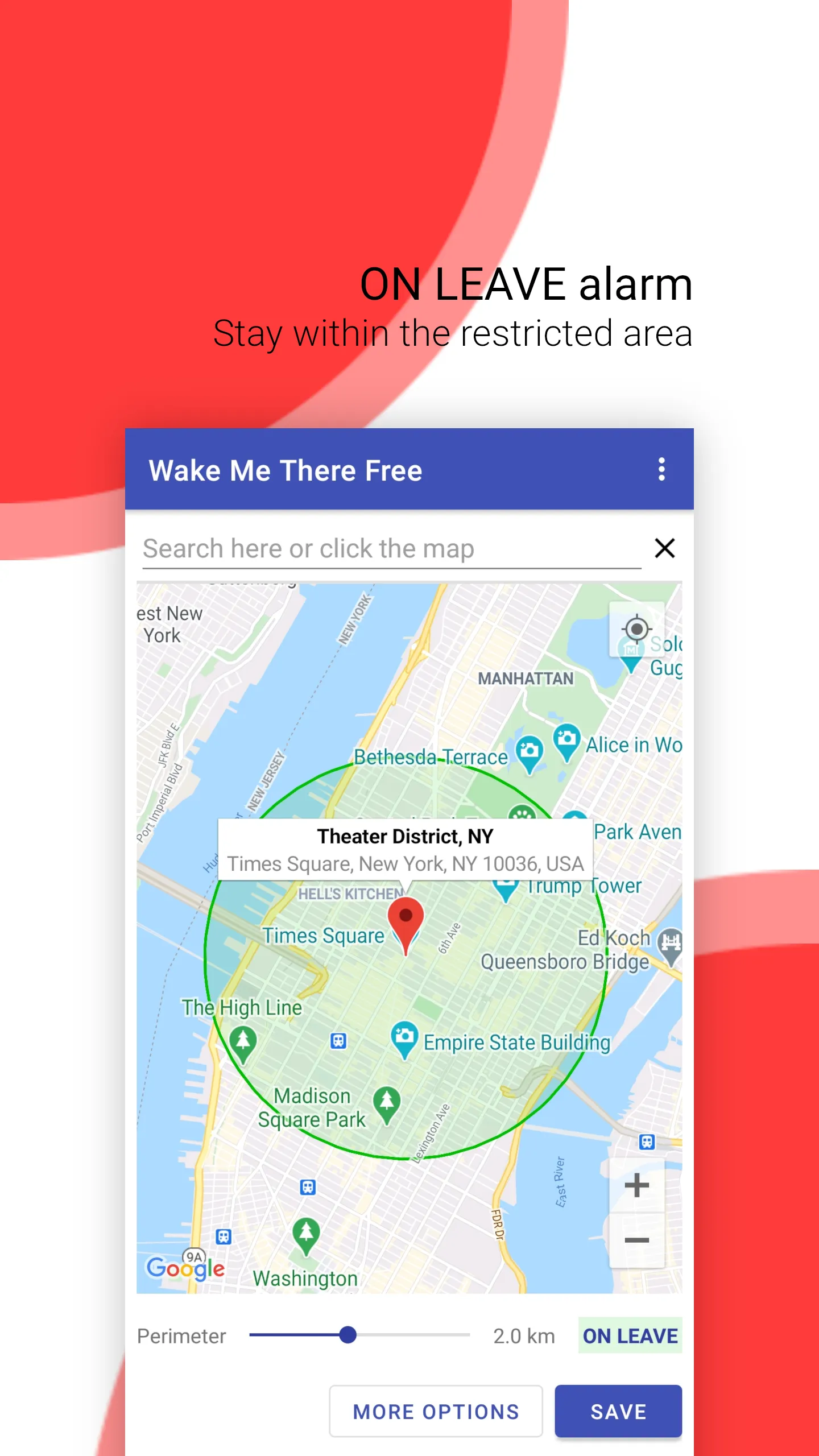 Wake Me There - GPS Alarm | Indus Appstore | Screenshot