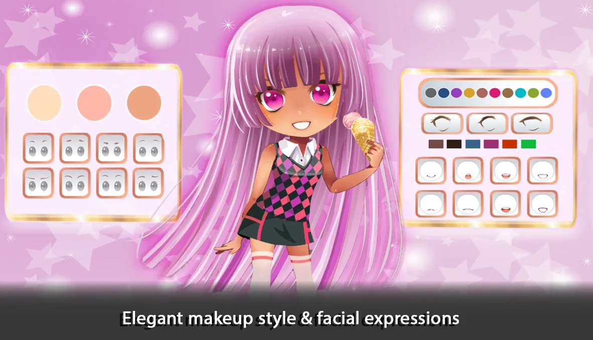 Chibi Anime Doll Girl Dress Up | Indus Appstore | Screenshot