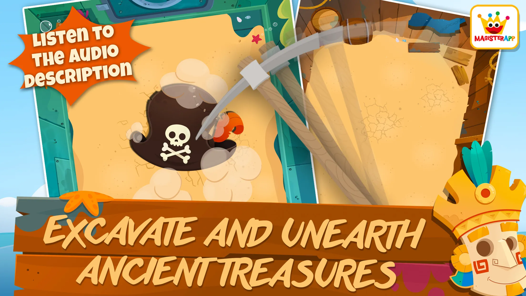 Archaeologist Deep Blue - Kids | Indus Appstore | Screenshot