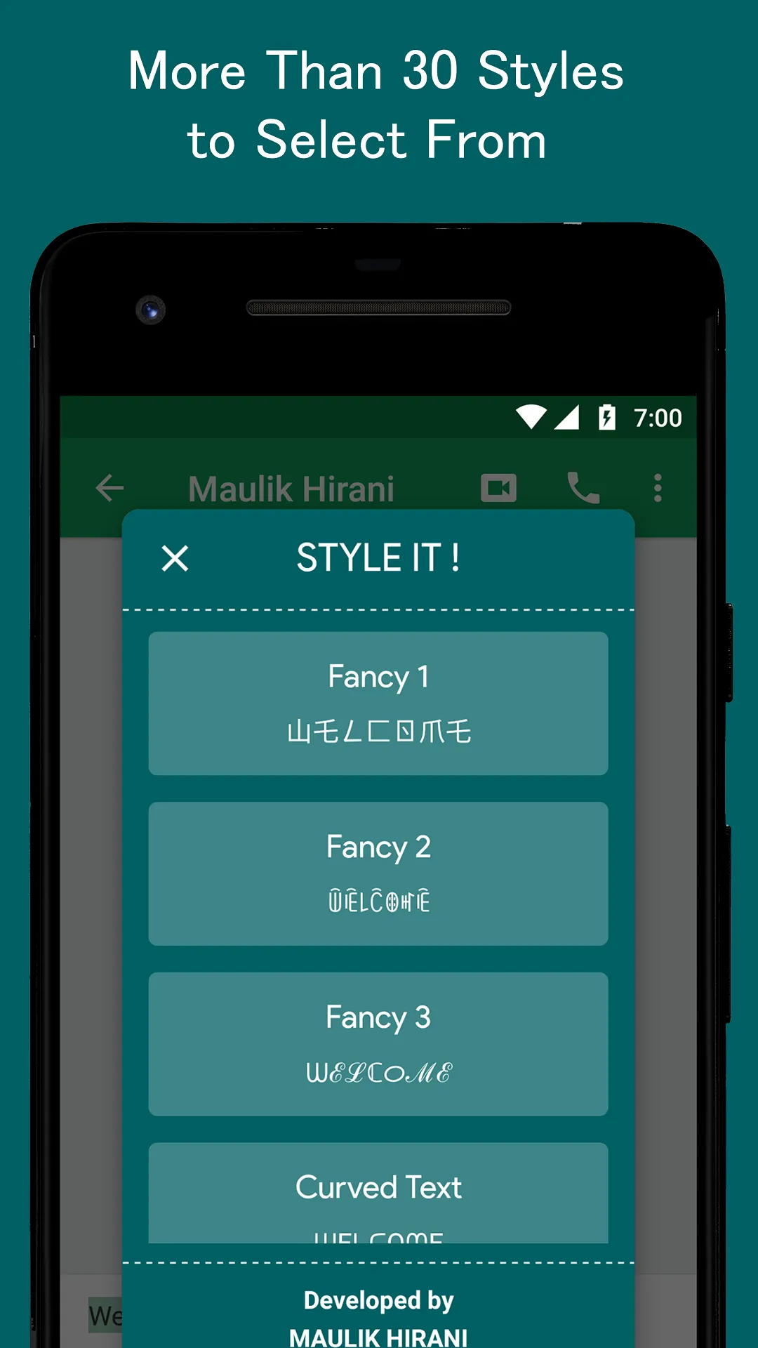 STYLE IT - Cool Fancy Text | Indus Appstore | Screenshot