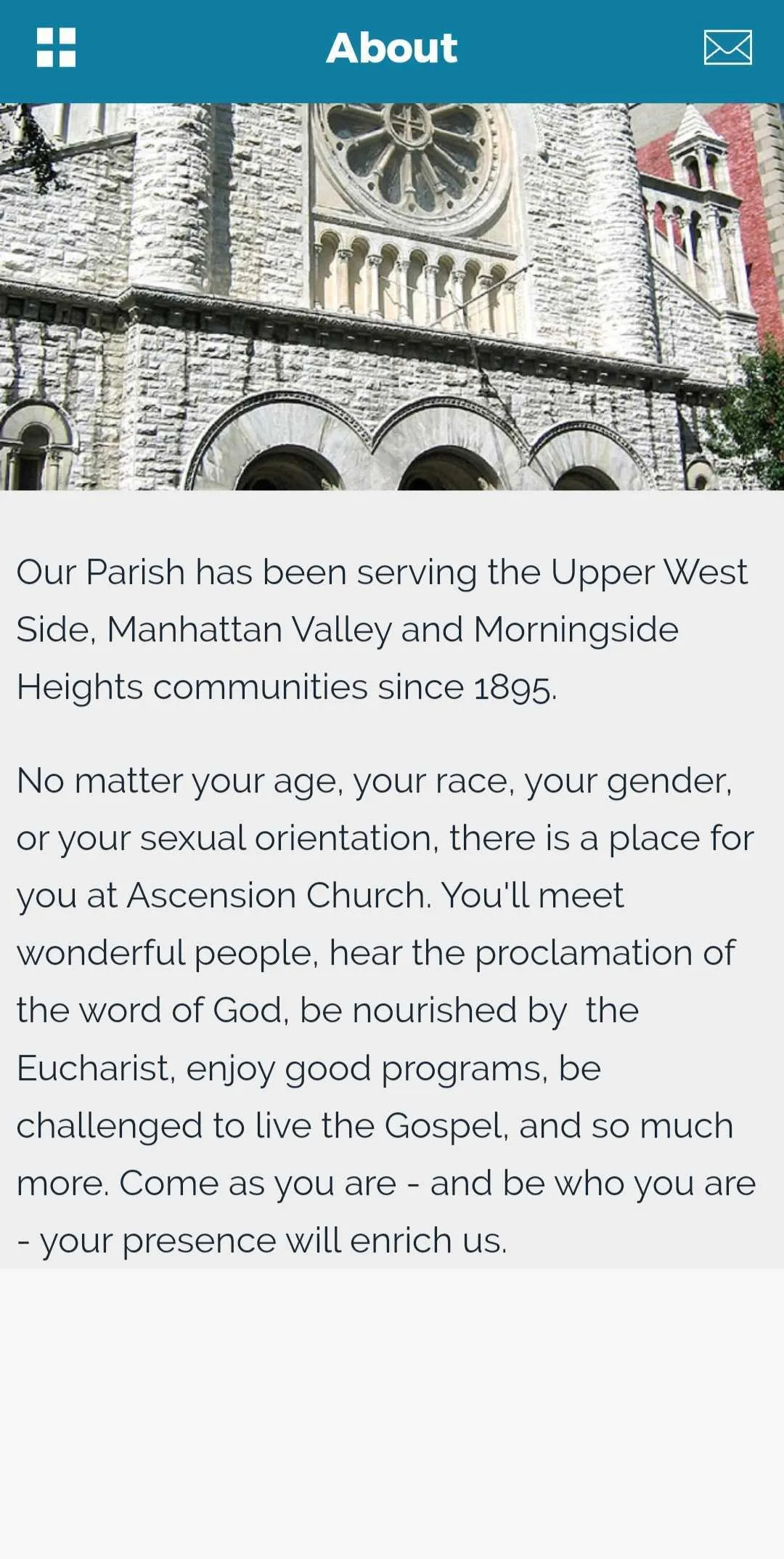 Ascension Church - New York NY | Indus Appstore | Screenshot