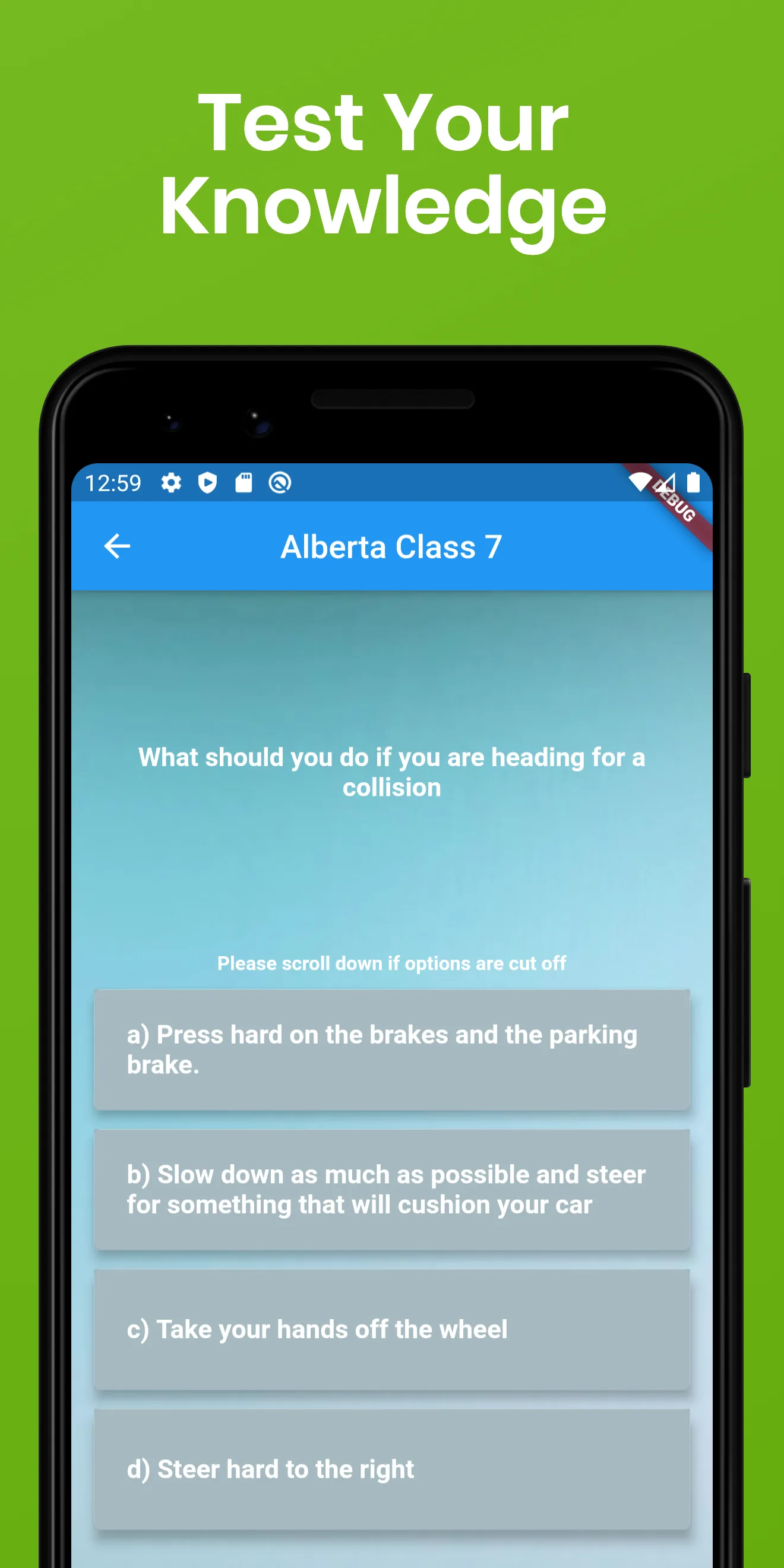 Alberta Driving Test 2023 Prep | Indus Appstore | Screenshot