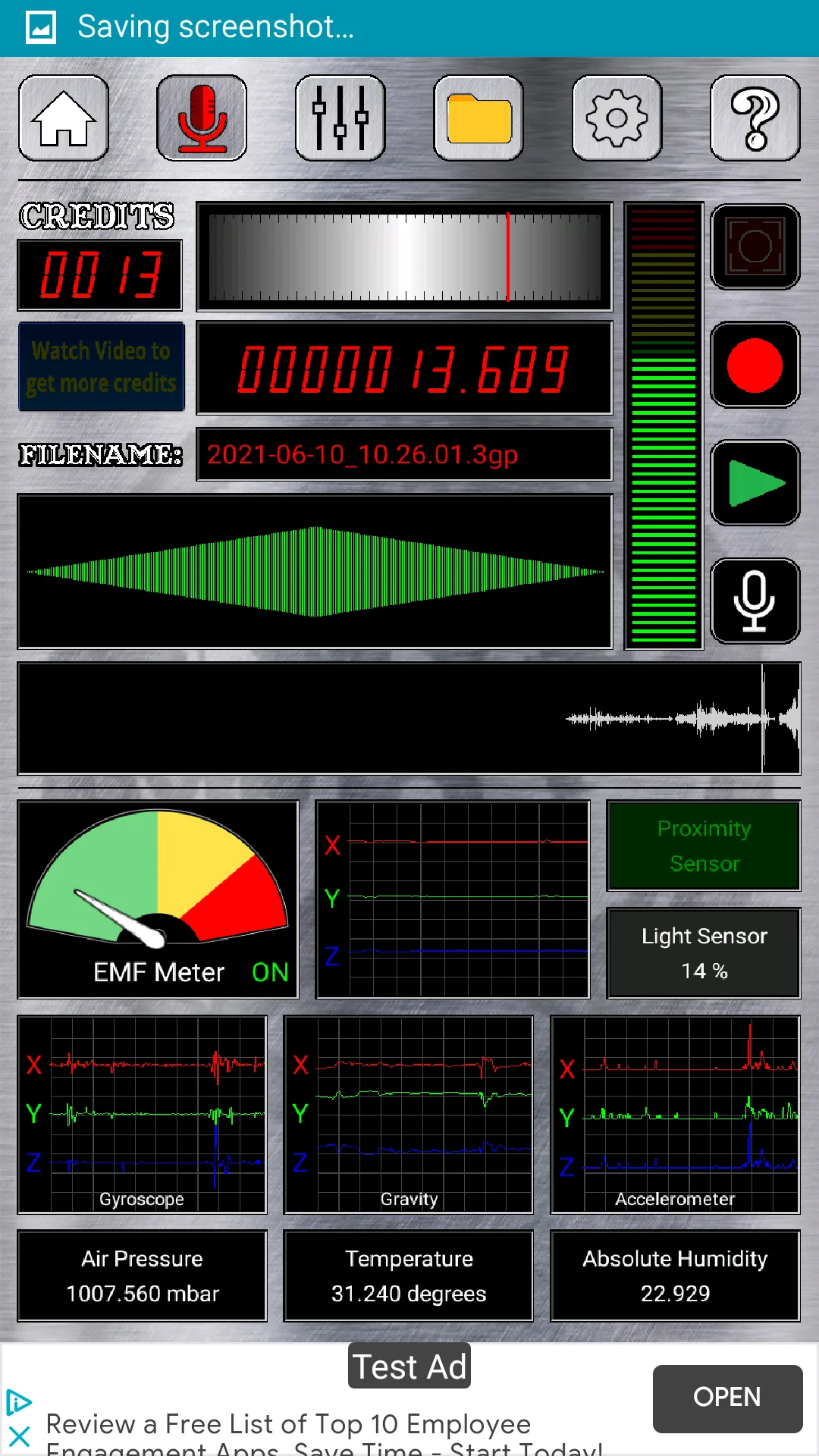 EVP Recorder - Spotted: Ghosts | Indus Appstore | Screenshot