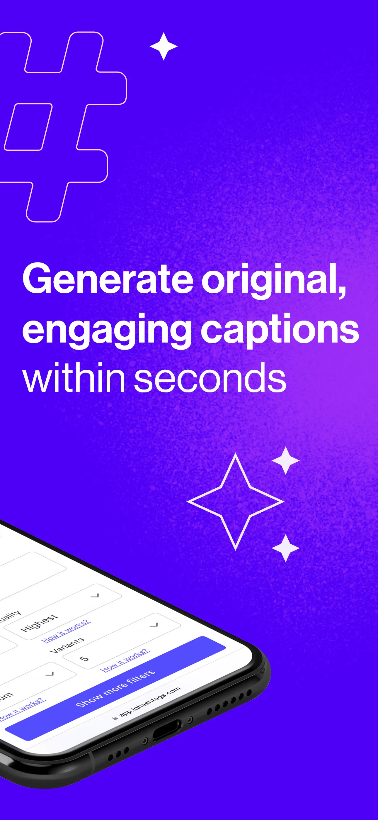 AI Caption Generator | Indus Appstore | Screenshot