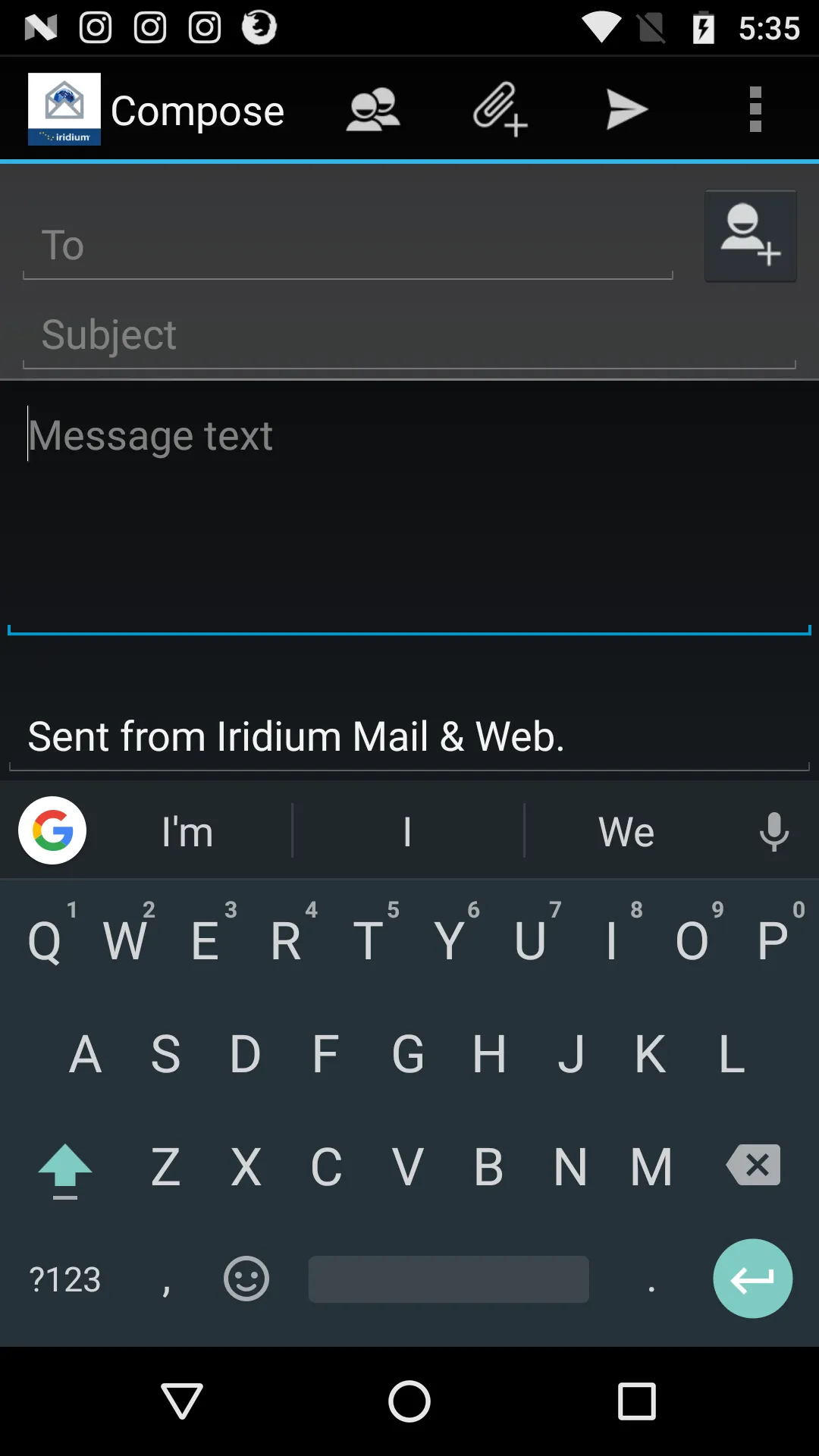 Iridium Mail & Web | Indus Appstore | Screenshot