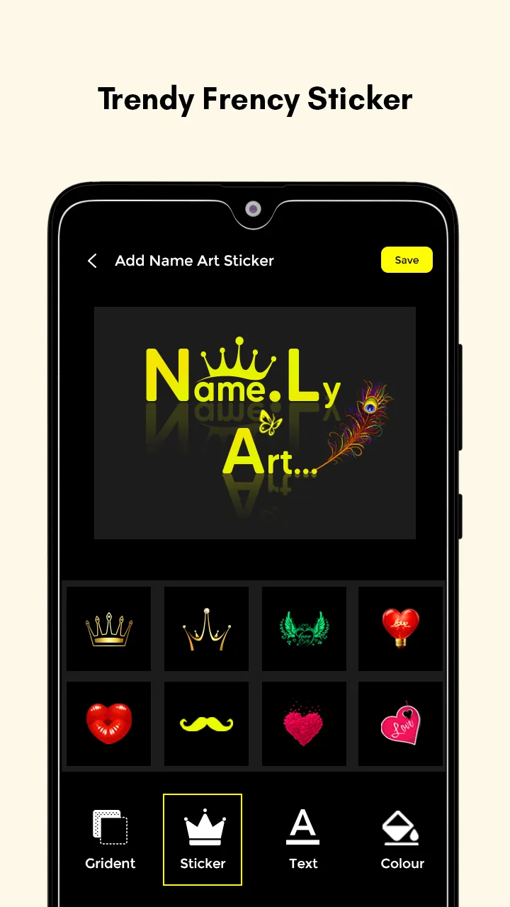 Your Name Art : Mirror Name | Indus Appstore | Screenshot