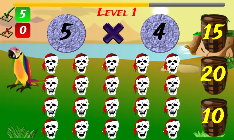 1st - 4th Grade Math Pirate | Indus Appstore | Screenshot