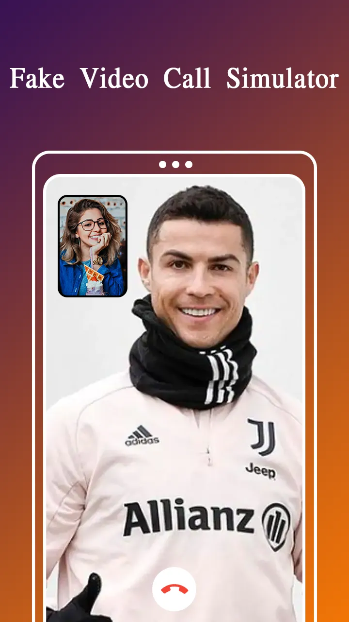 Ronaldo Fake Video Call Prank | Indus Appstore | Screenshot