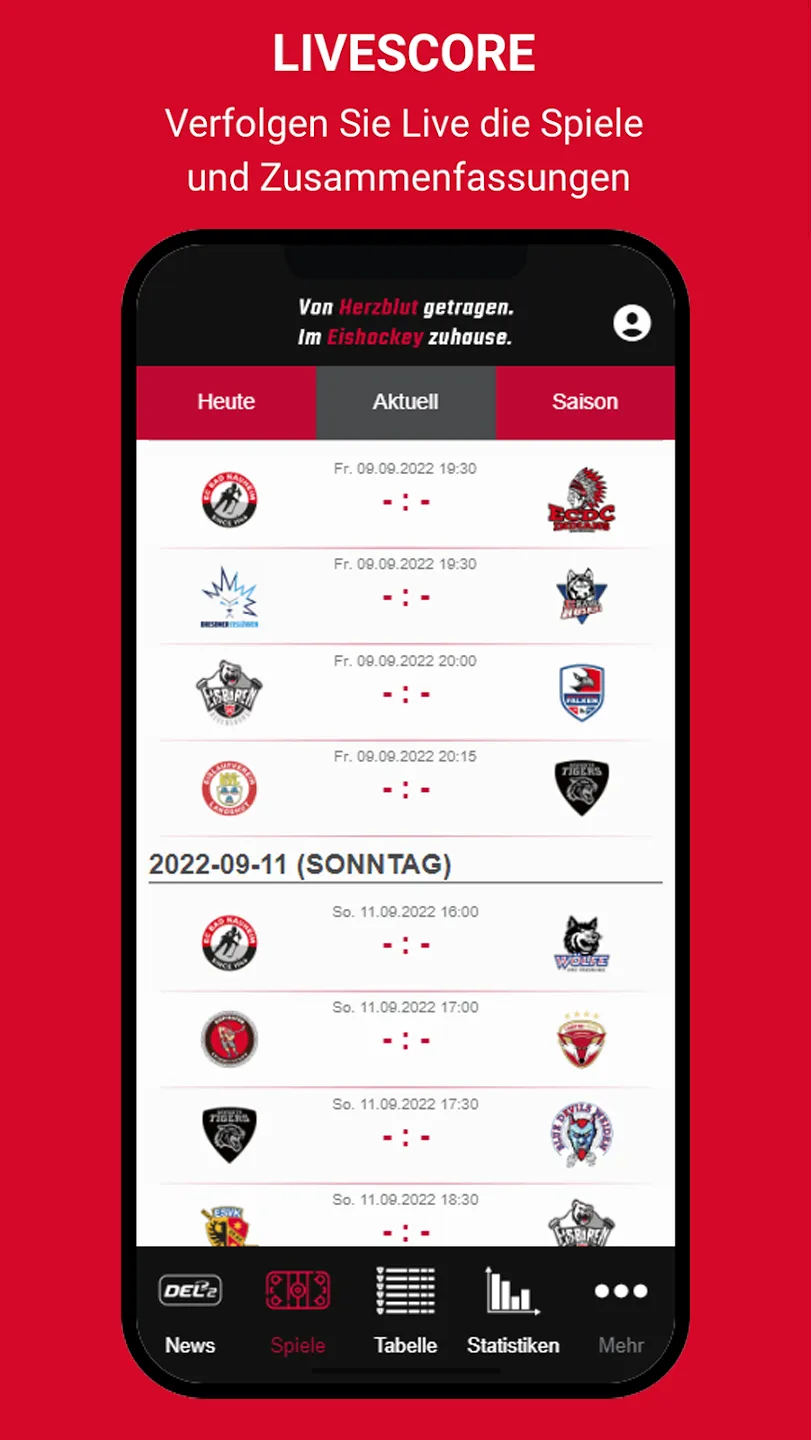 Deutsche Eishockey Liga 2 | Indus Appstore | Screenshot