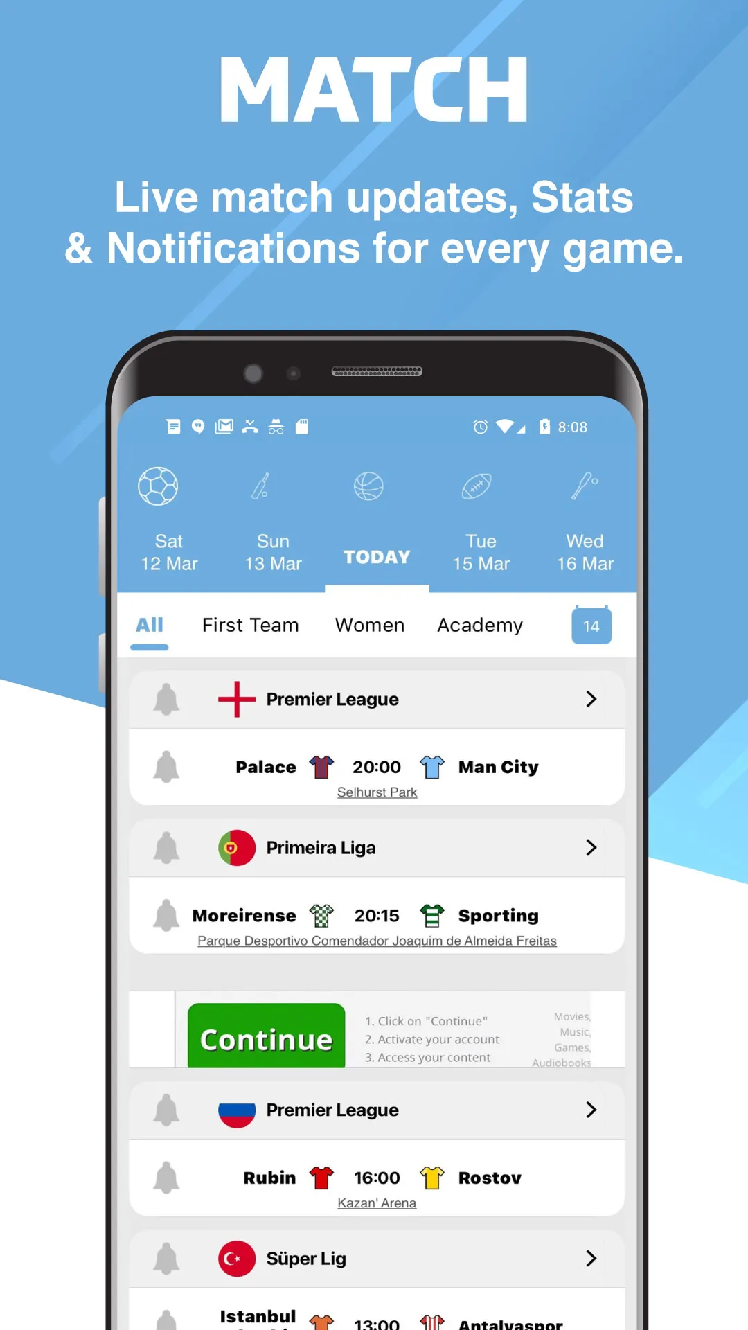 ManCityzens - Live Scores | Indus Appstore | Screenshot