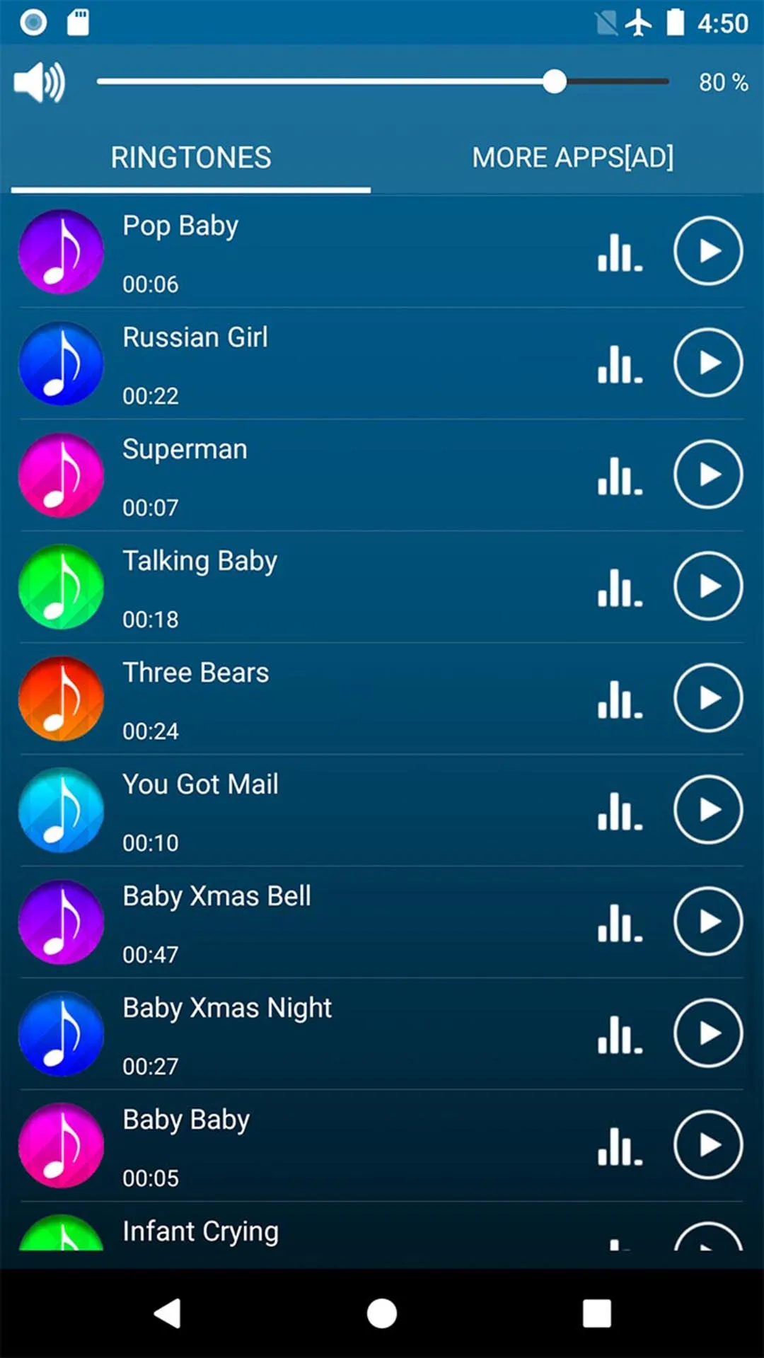 Baby Sounds Ringtones | Indus Appstore | Screenshot