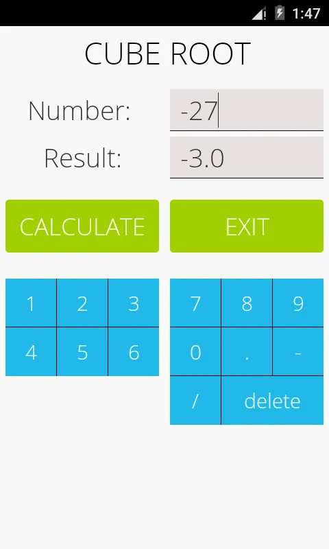 Cube Root Calculator | Indus Appstore | Screenshot