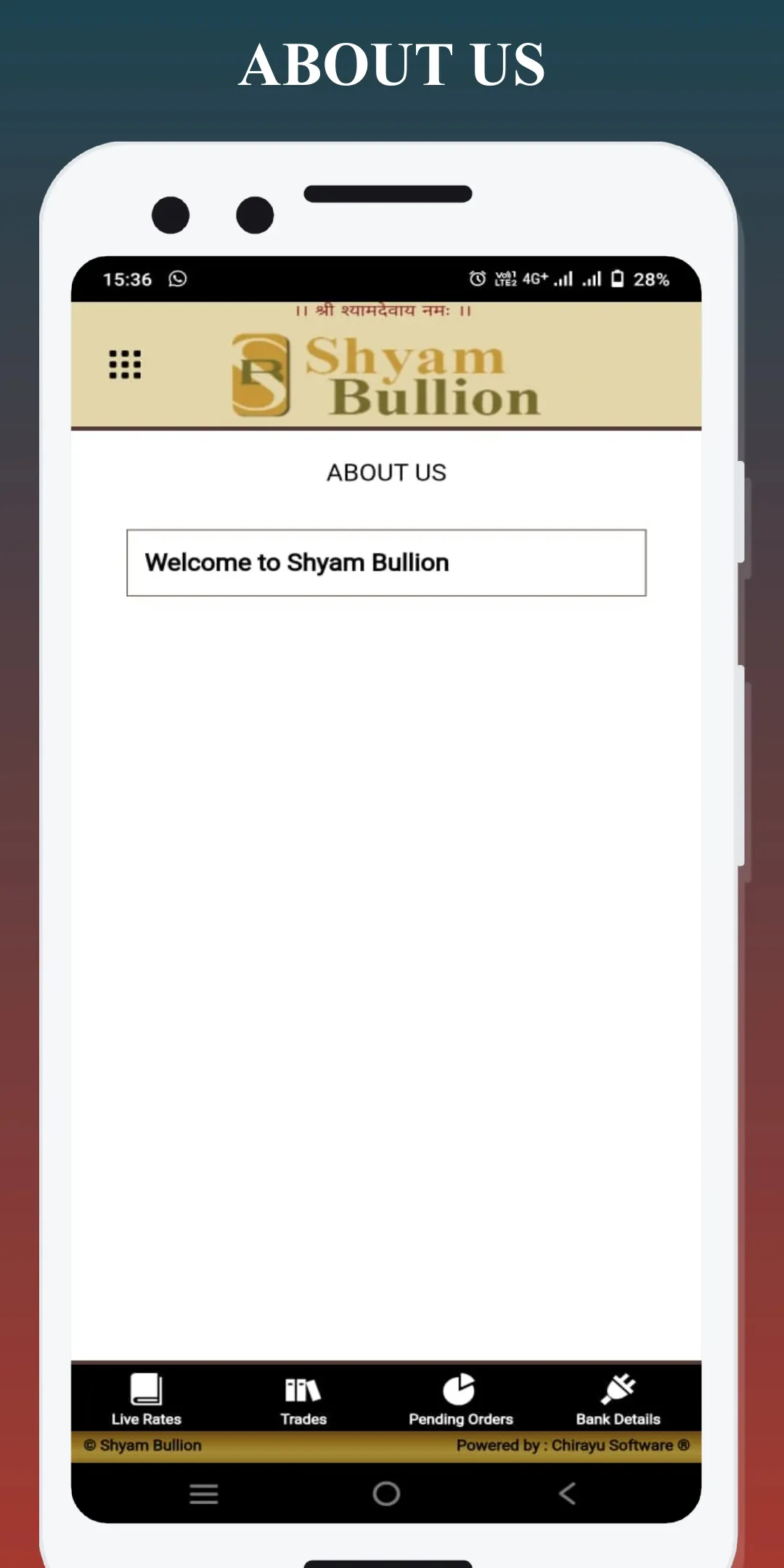 Shyam Bullion | Indus Appstore | Screenshot