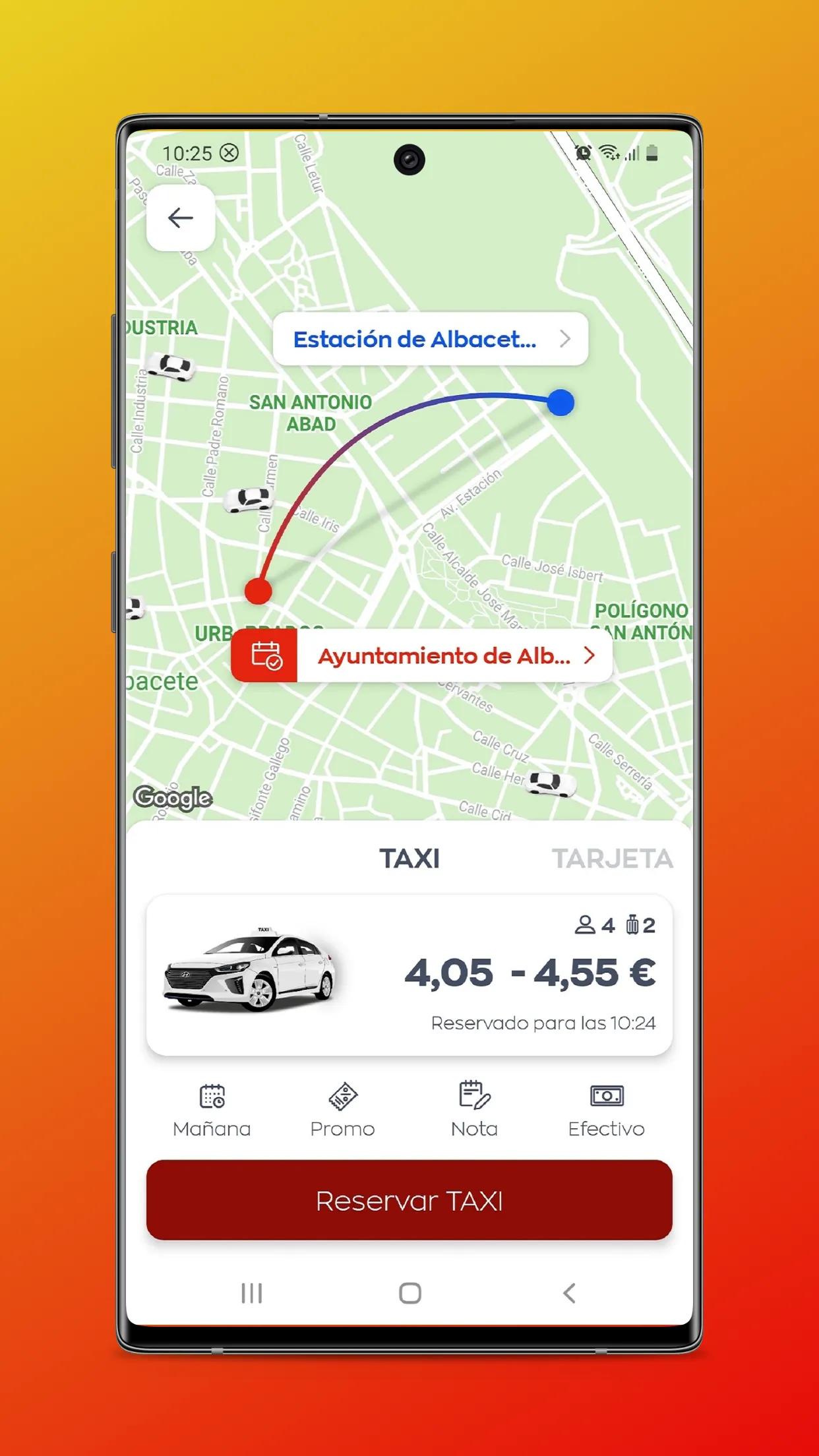 Radio Taxi Albacete | Indus Appstore | Screenshot