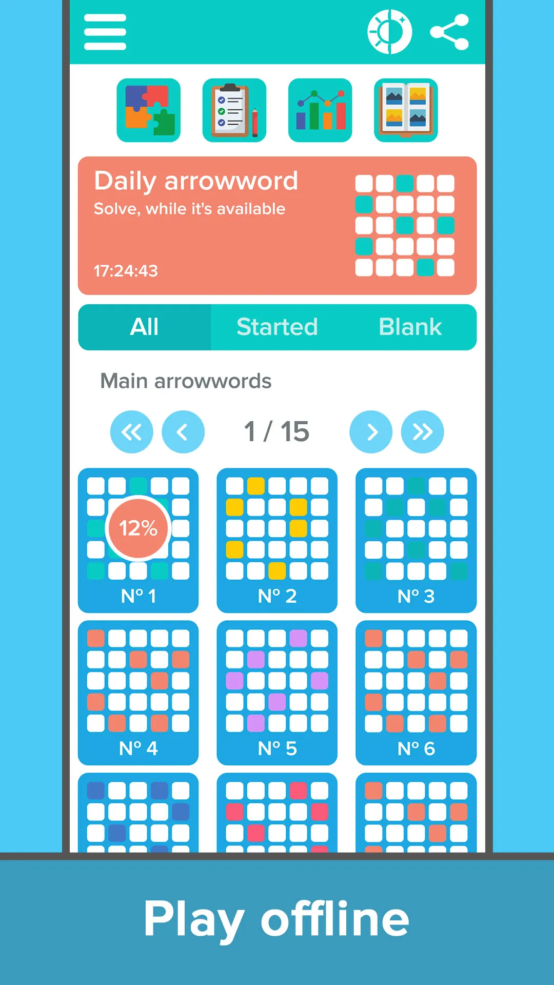 Crossword: Arrowword puzzles | Indus Appstore | Screenshot