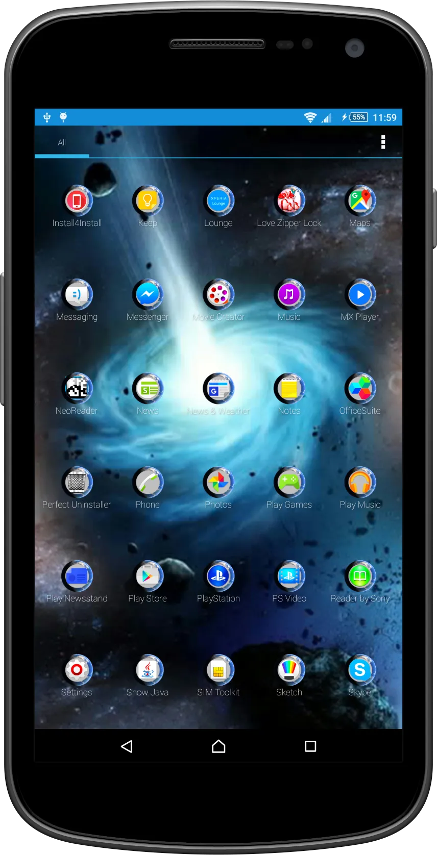 Space Theme & Launcher | Indus Appstore | Screenshot