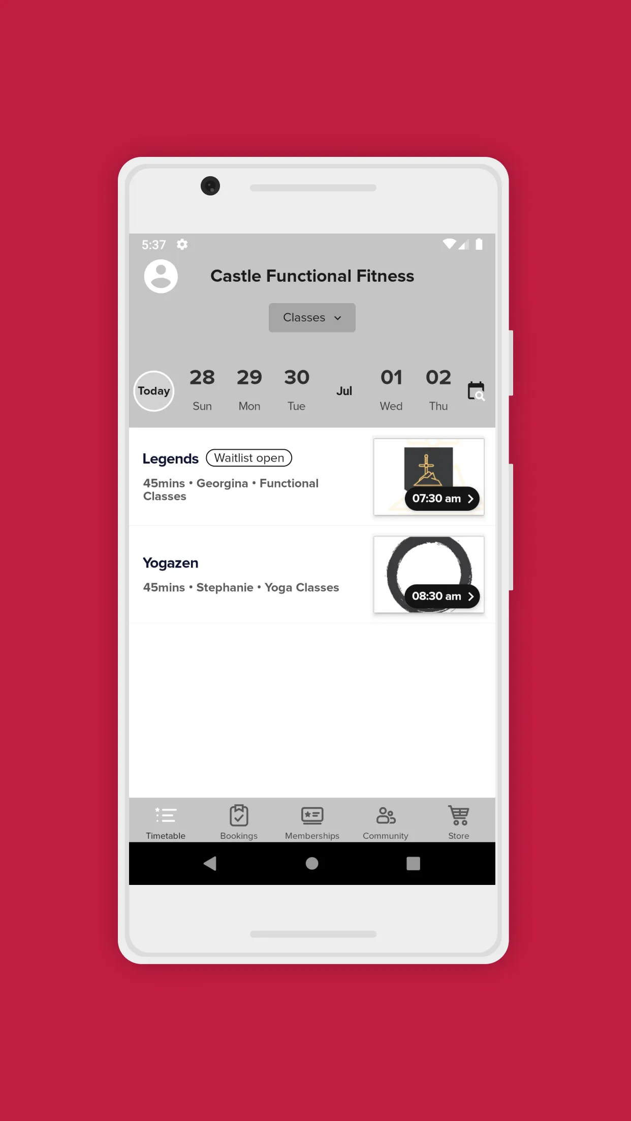 Castle Strength & Conditioning | Indus Appstore | Screenshot