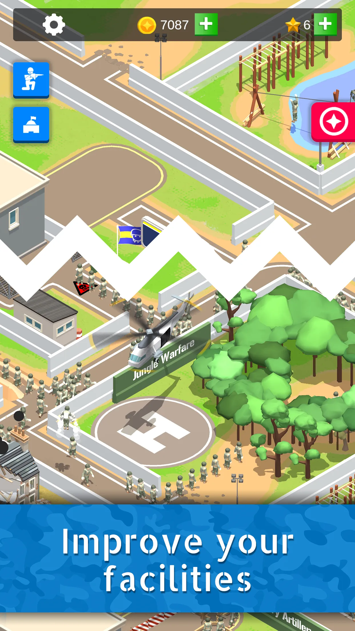 Idle Army Base: Tycoon Game | Indus Appstore | Screenshot