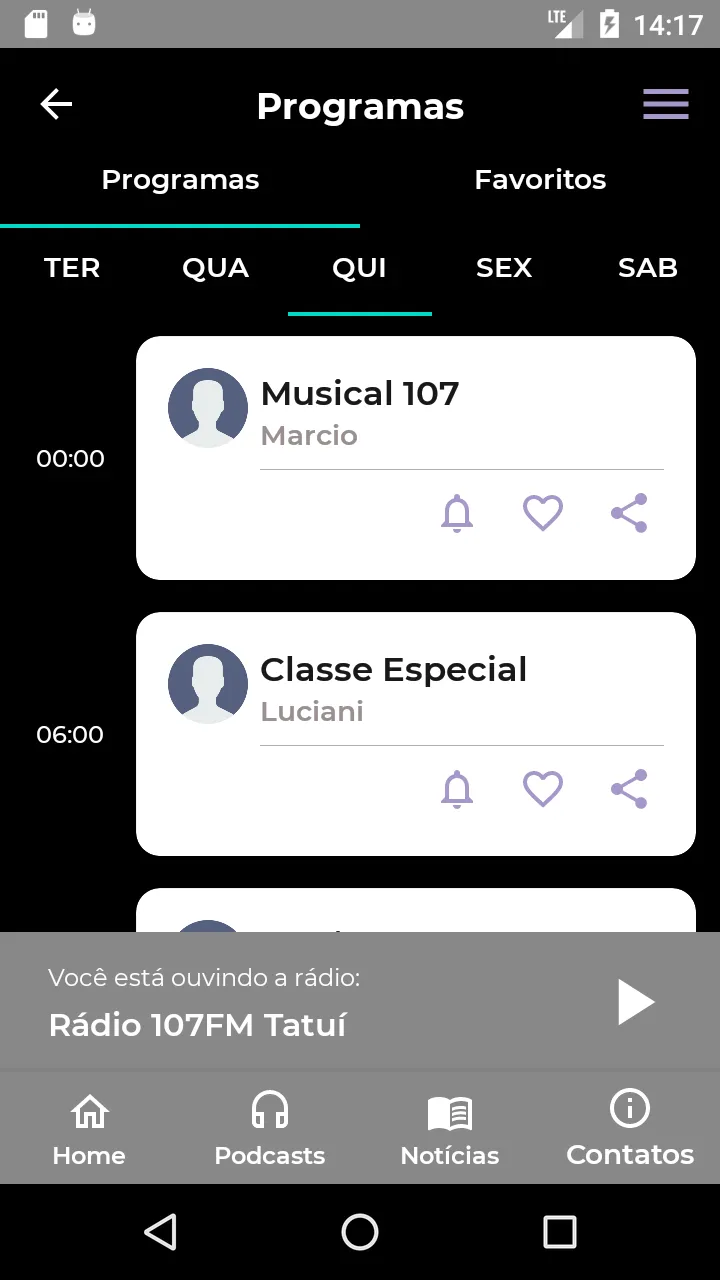 Rádio 107 FM | Indus Appstore | Screenshot