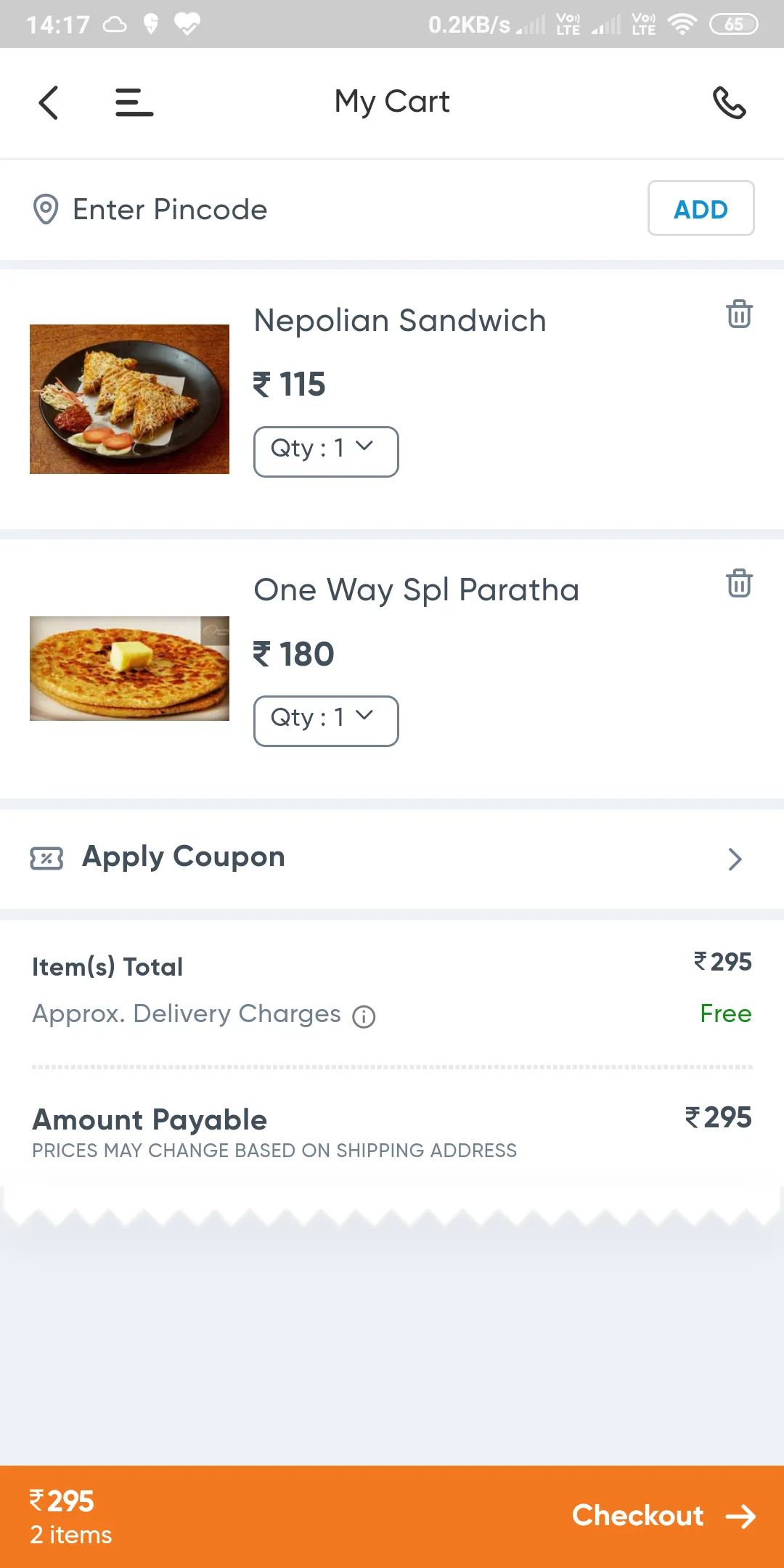 One Way Foods | Indus Appstore | Screenshot