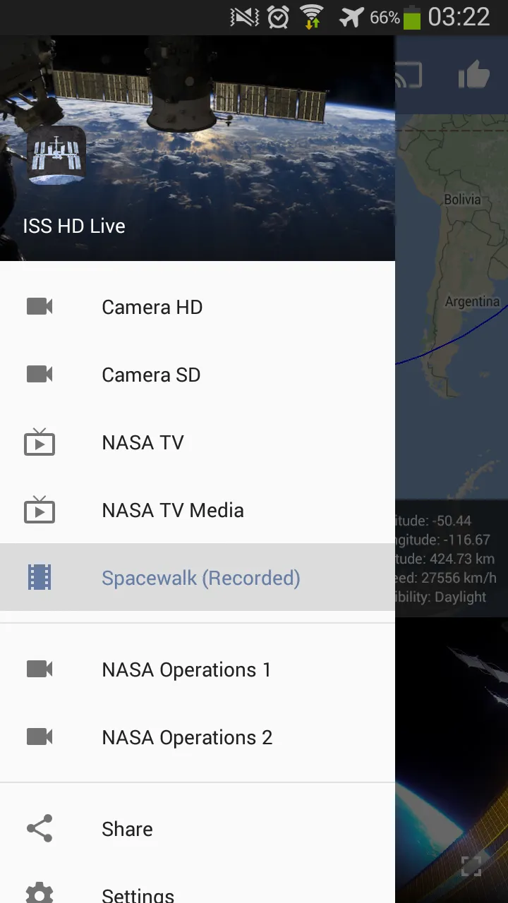 ISS Live Now: View Earth Live | Indus Appstore | Screenshot