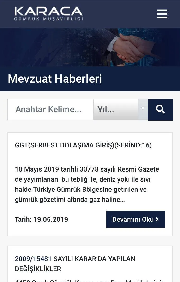 Karaca Gümrük Müşavirliği | Indus Appstore | Screenshot