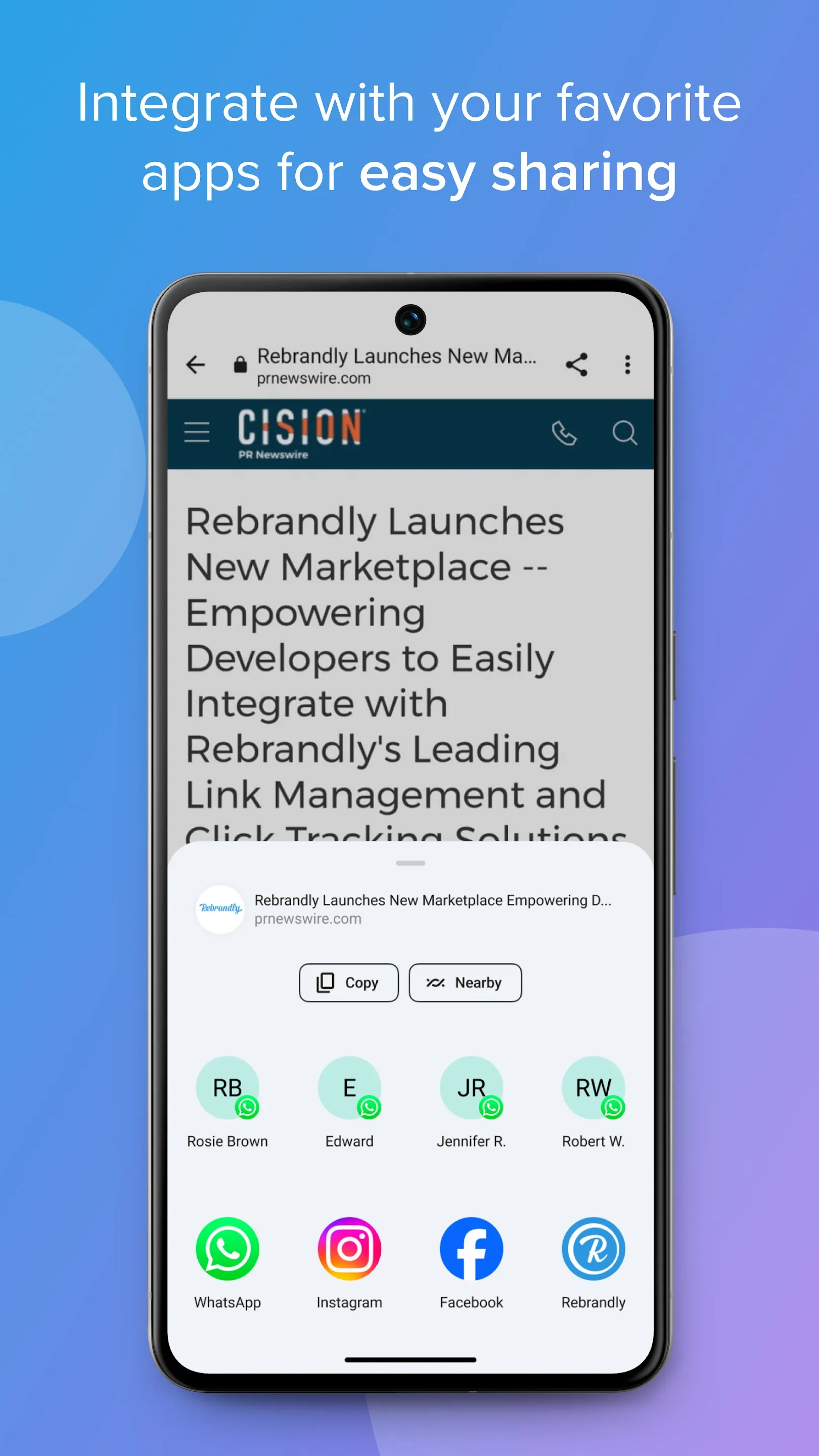 Rebrandly | Indus Appstore | Screenshot