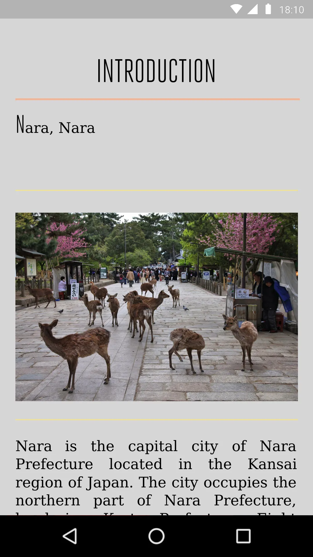 Nara Travel Guide | Indus Appstore | Screenshot