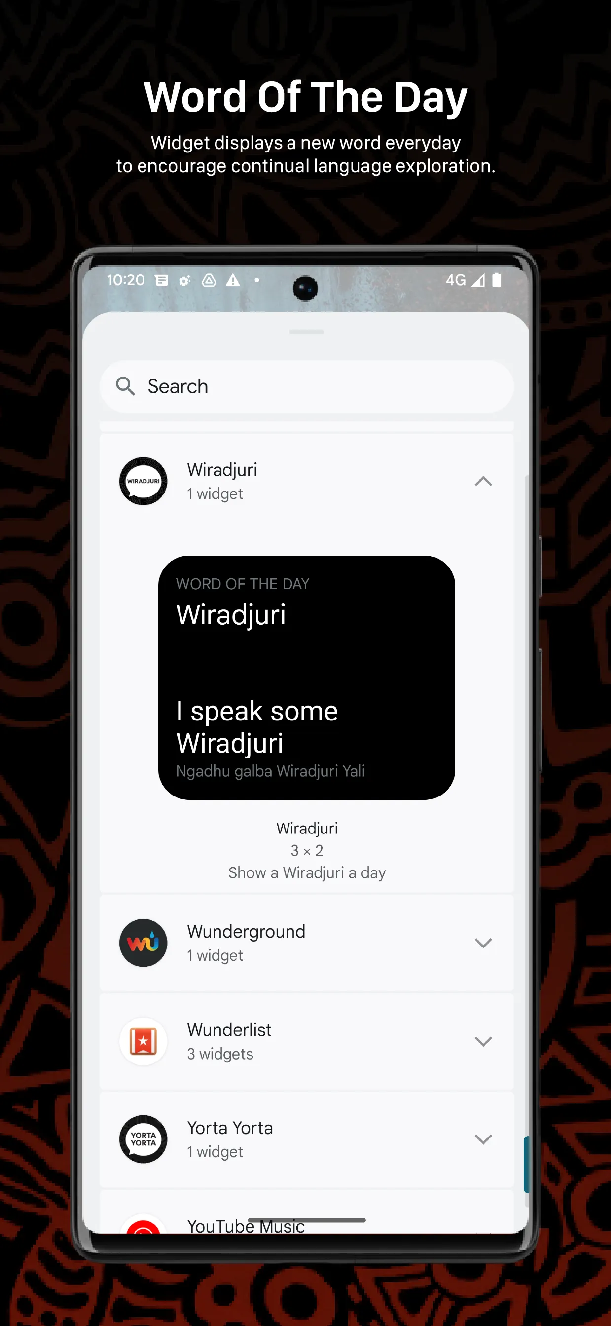 Wiradjuri Dictionary | Indus Appstore | Screenshot