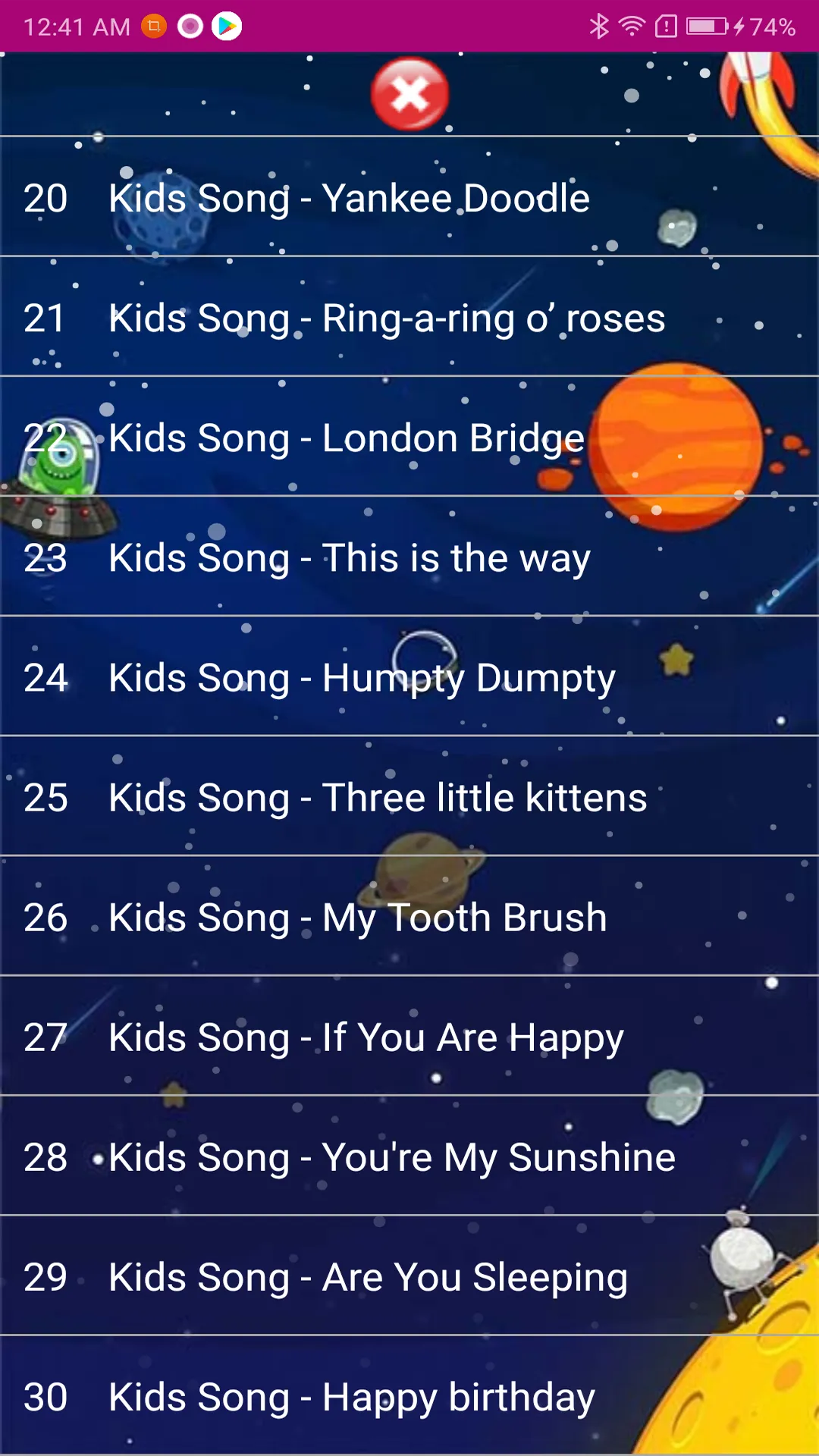 Kids Song Nursery Rhymes | Indus Appstore | Screenshot