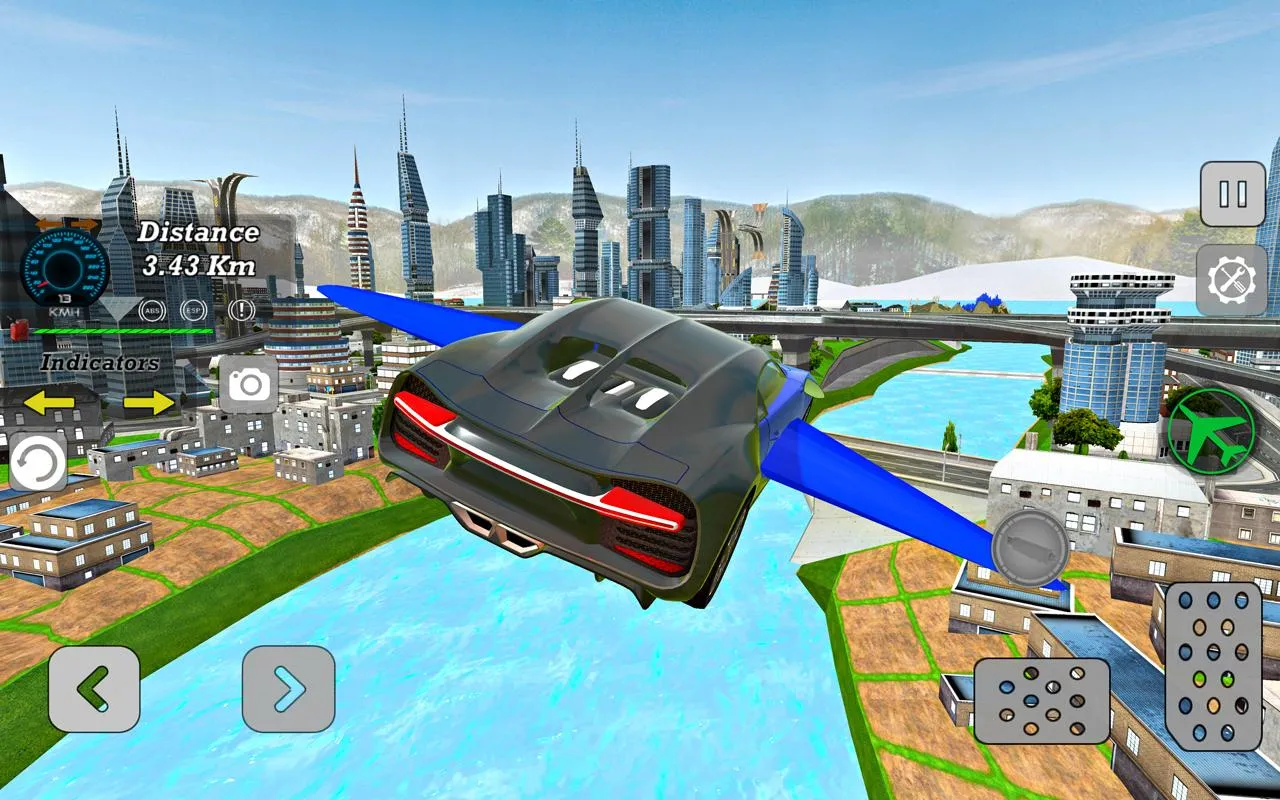 Modern Flying Car Driving Sim | Indus Appstore | Screenshot