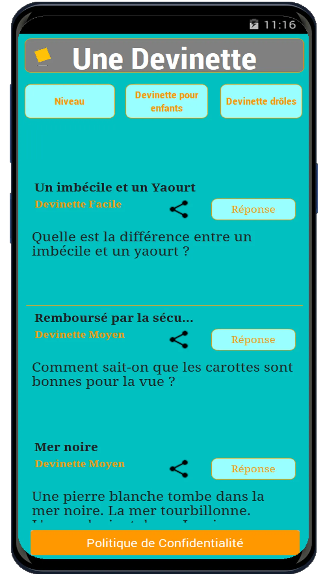 Une Devinette | Indus Appstore | Screenshot