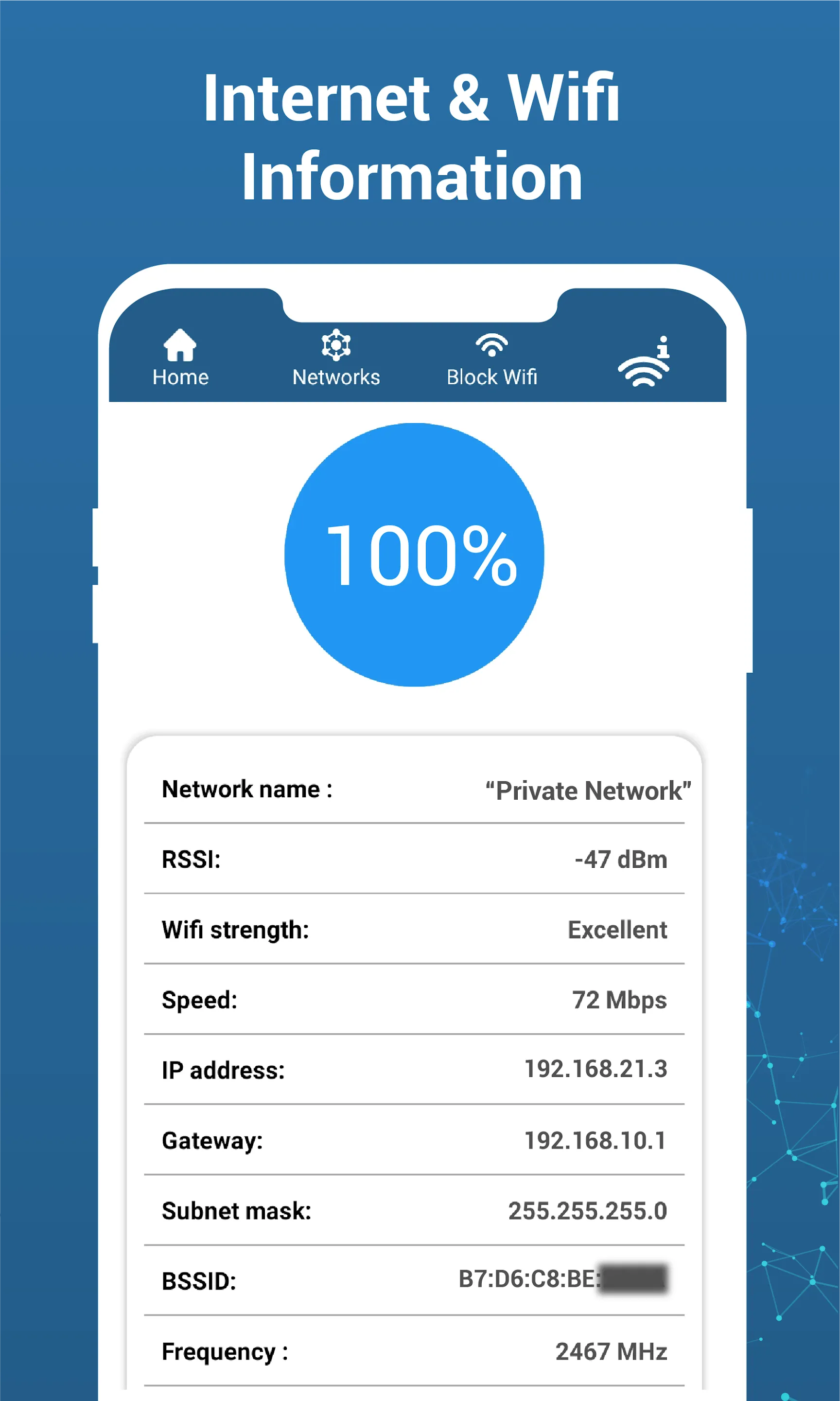 Wifi Info - Internet SpeedTest | Indus Appstore | Screenshot