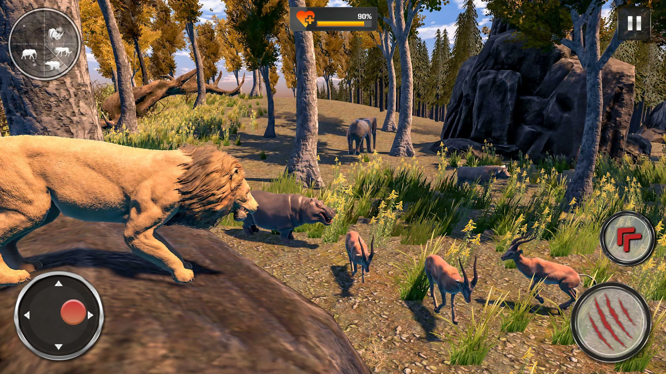 Wild Lion RPG Animal Simulator | Indus Appstore | Screenshot