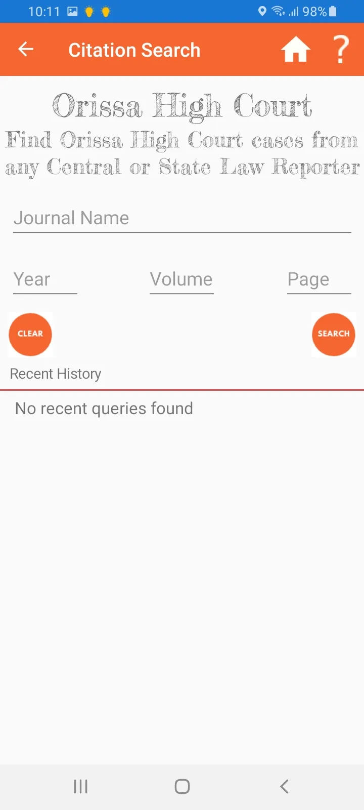 Orissa Legal Reports | Indus Appstore | Screenshot