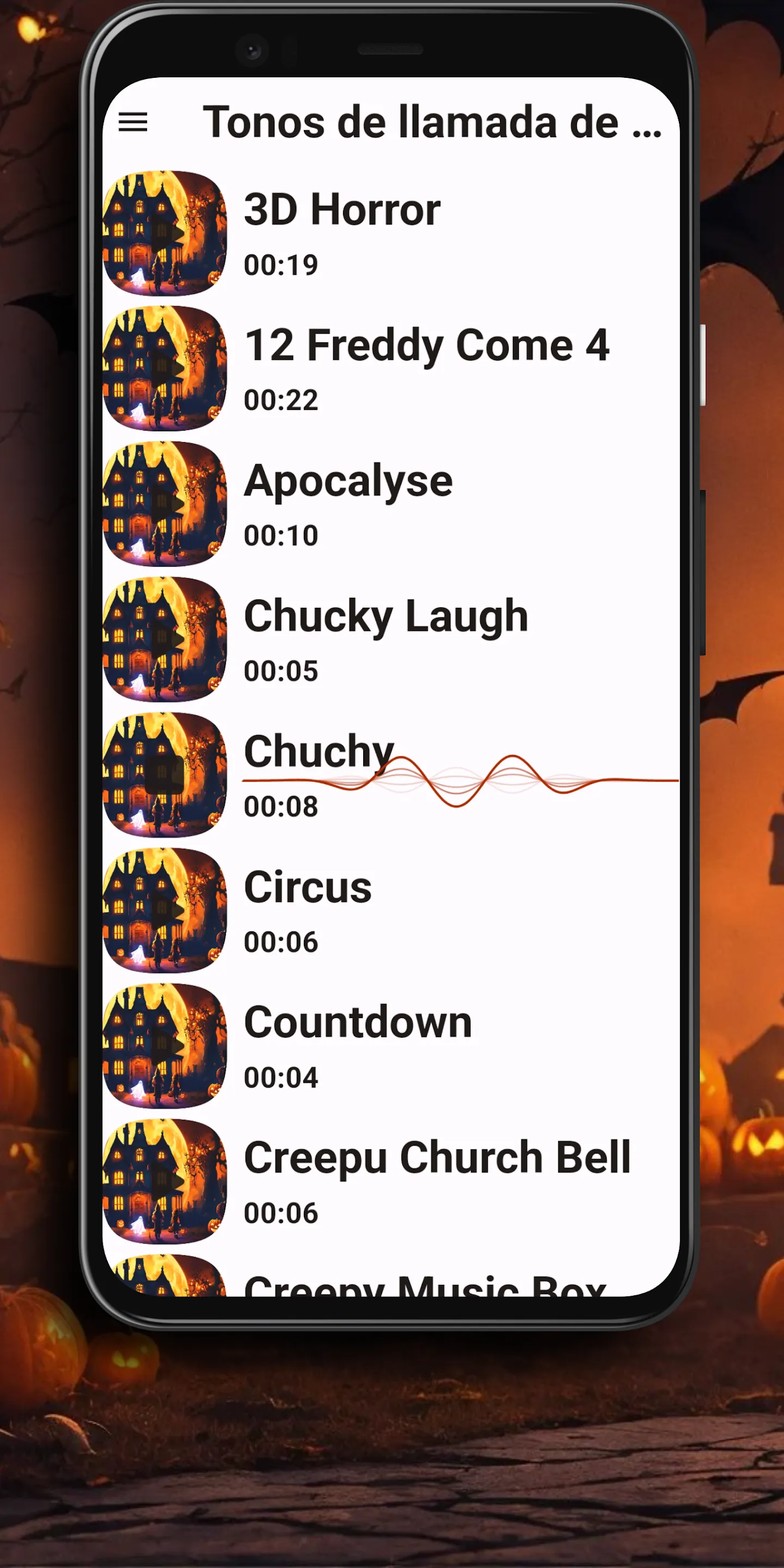 Halloween Ringtones | Indus Appstore | Screenshot