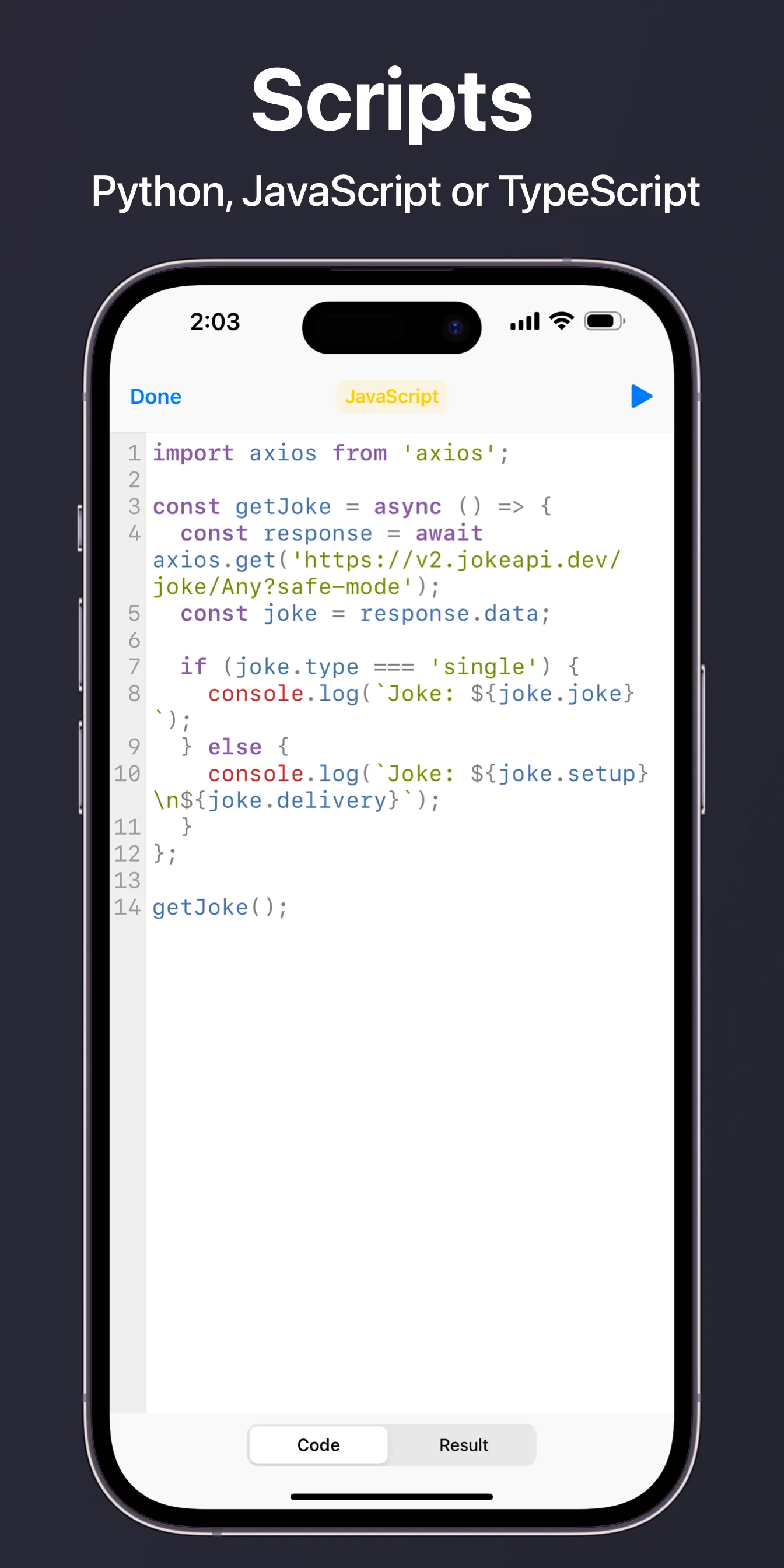 API Tester: Scripts & Terminal | Indus Appstore | Screenshot