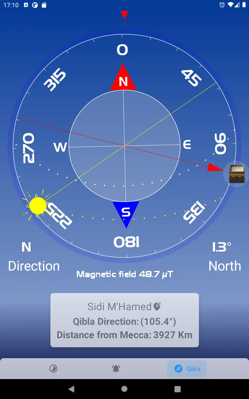 Qibla direction & prayer times | Indus Appstore | Screenshot