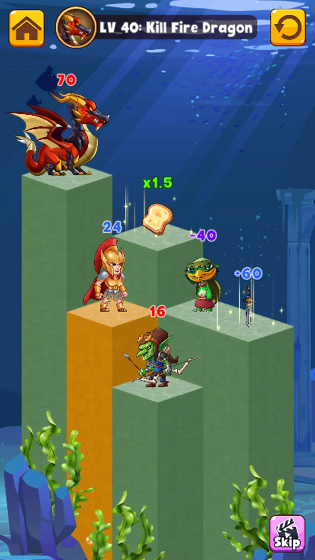 Hero Tower 2: Pyramid Puzzle | Indus Appstore | Screenshot