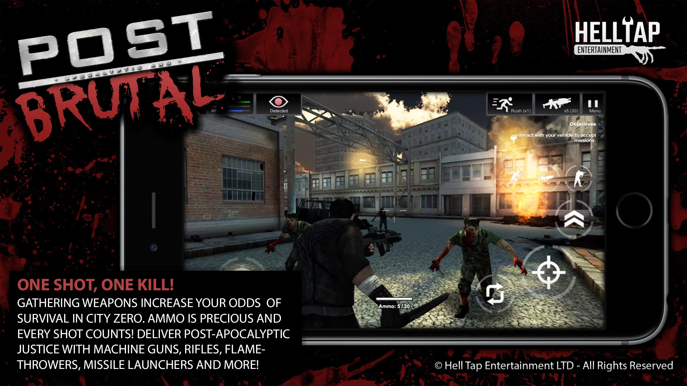 Post Brutal: Zombie Action RPG | Indus Appstore | Screenshot