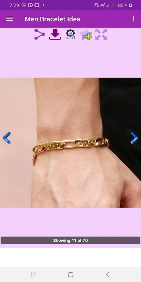 Men Bracelet Idea Gallery | Indus Appstore | Screenshot