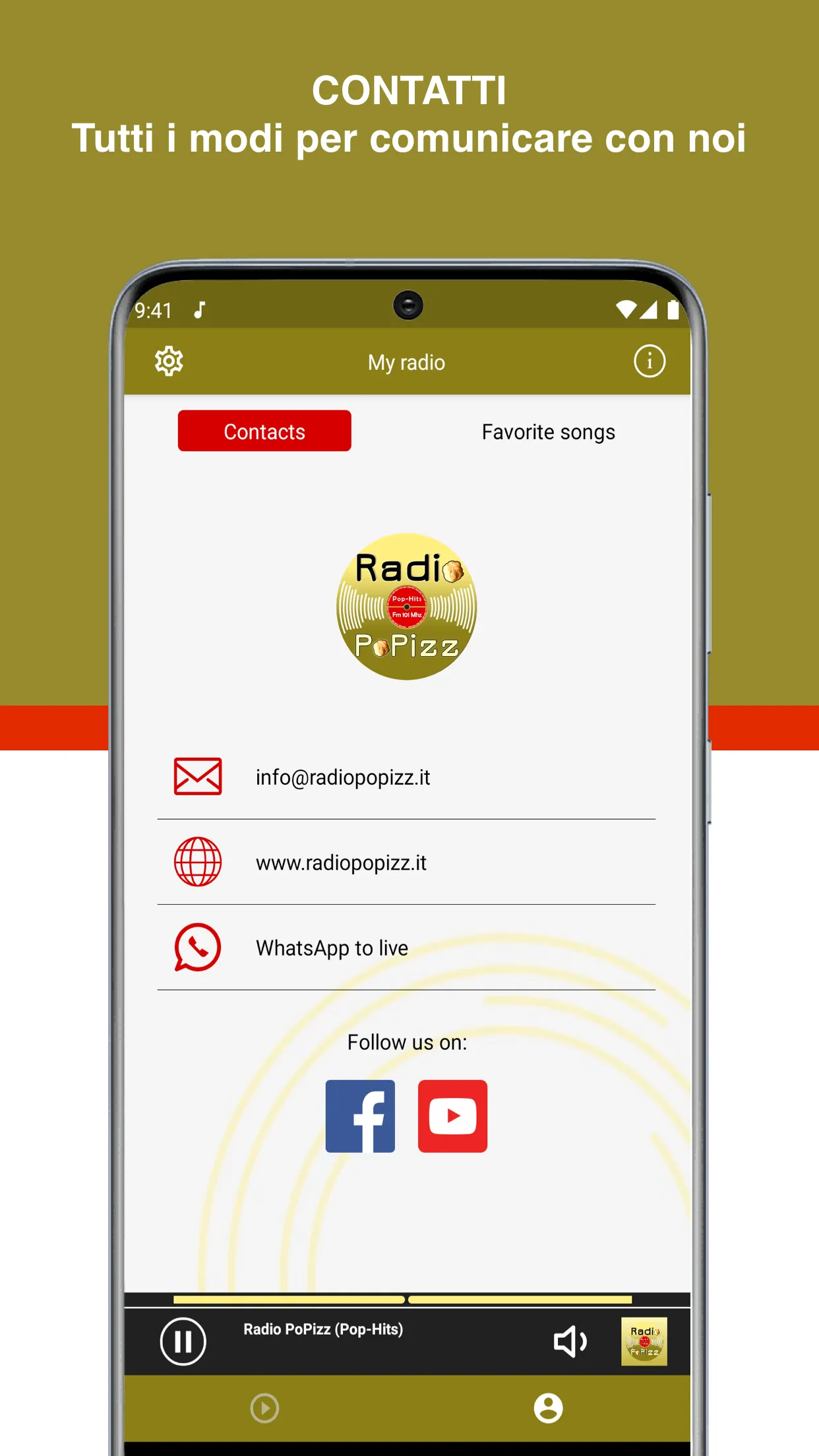 Radio PoPizz (Pop-Hits) | Indus Appstore | Screenshot