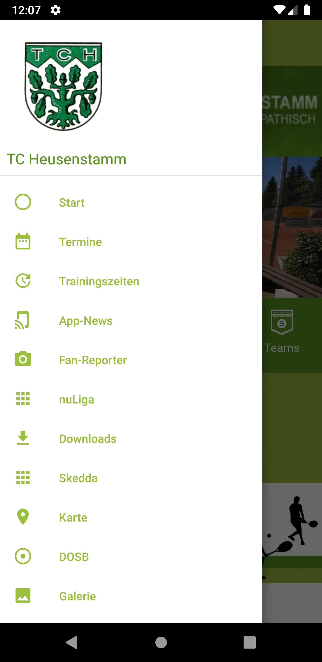 TC Heusenstamm | Indus Appstore | Screenshot