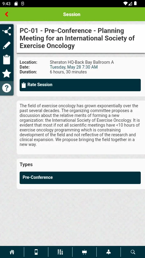 ACSM Conferences and Meetings | Indus Appstore | Screenshot
