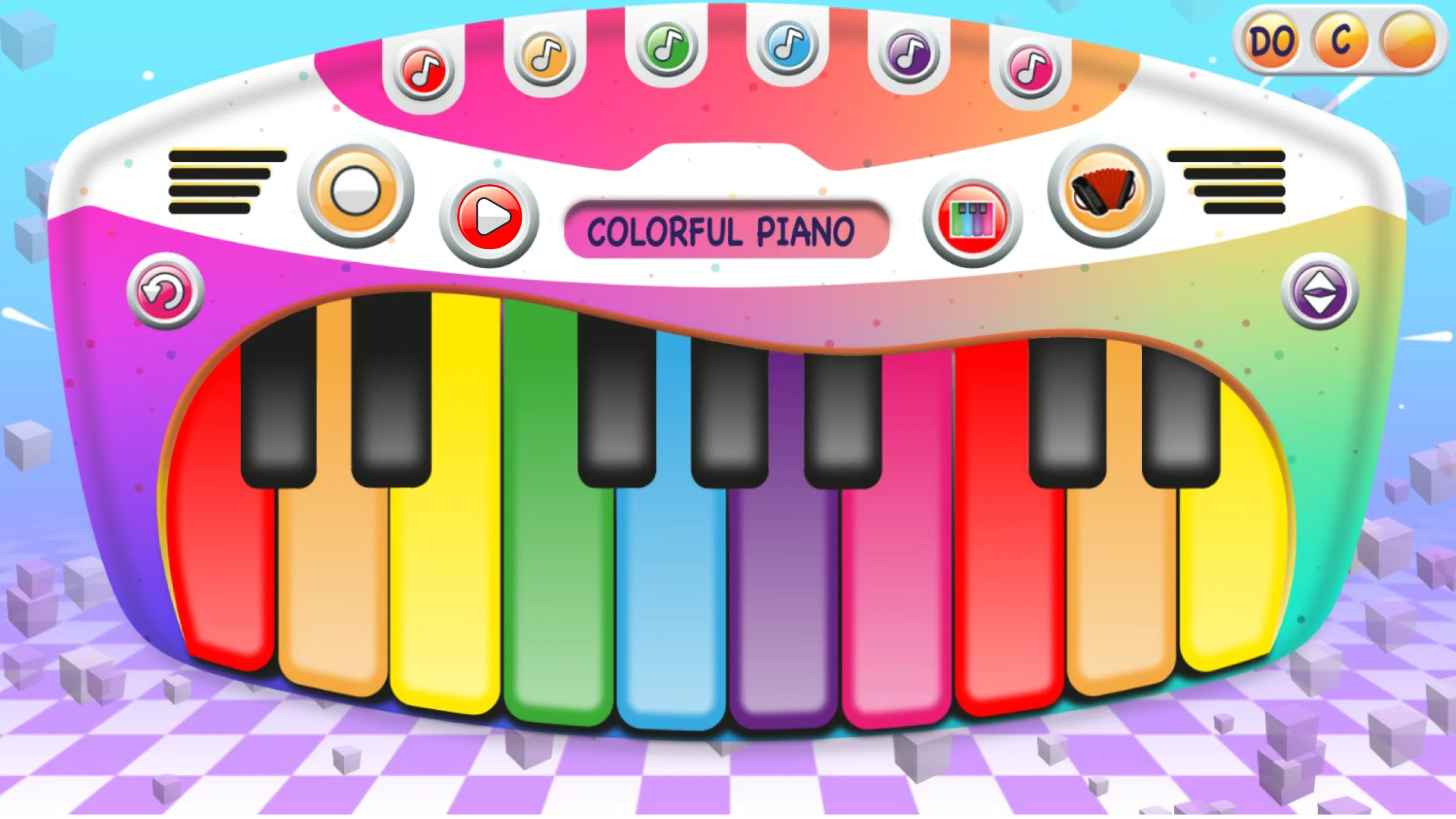 Colorful Piano | Indus Appstore | Screenshot