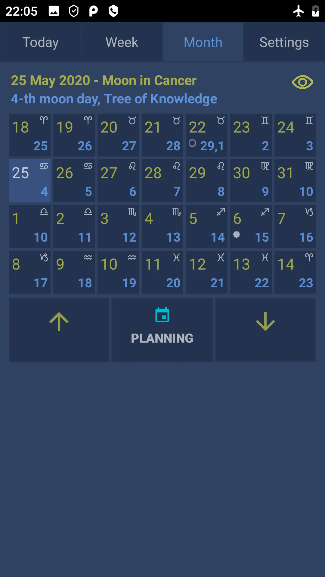 Lunar calendar Dara-Lite | Indus Appstore | Screenshot