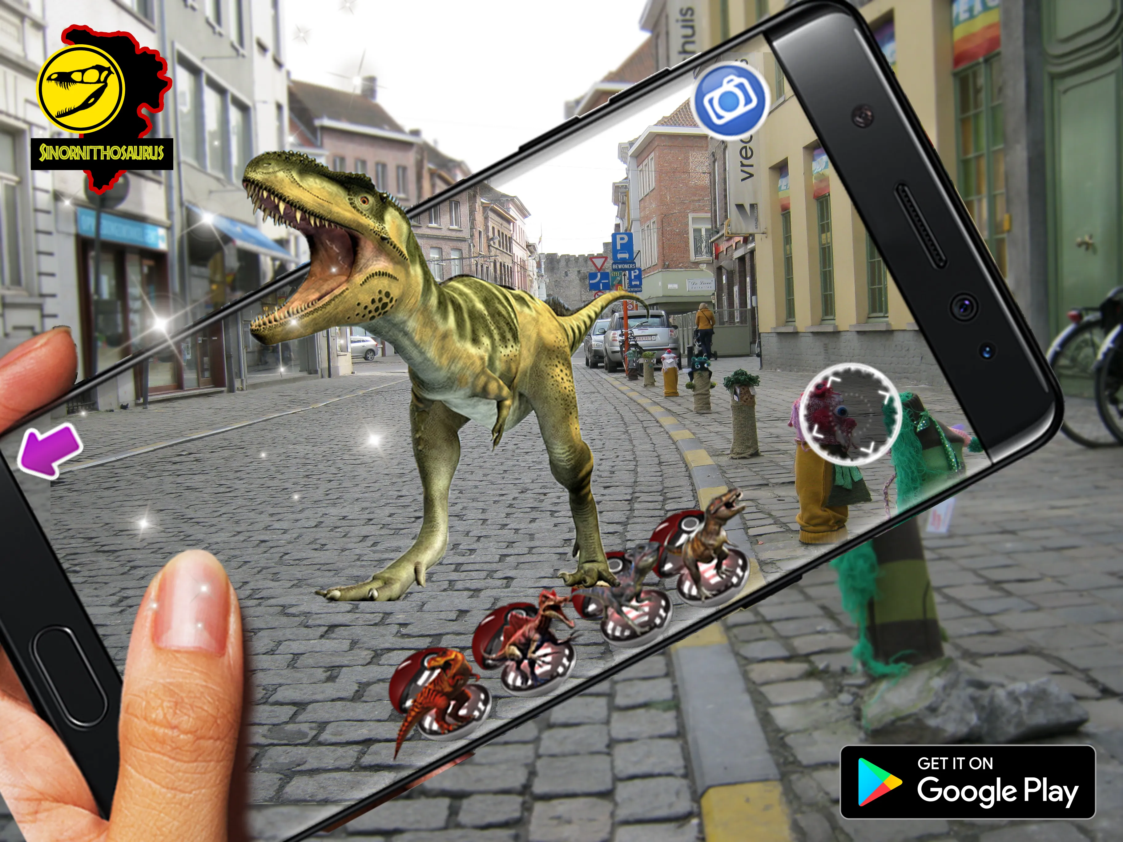 AR Dinosaur in real life  simu | Indus Appstore | Screenshot