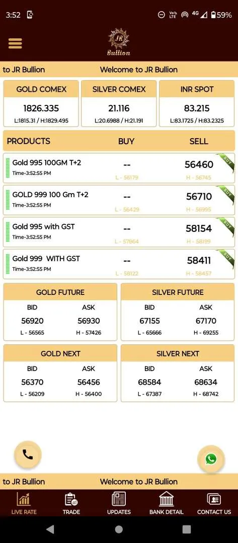 JR Bullion | Indus Appstore | Screenshot